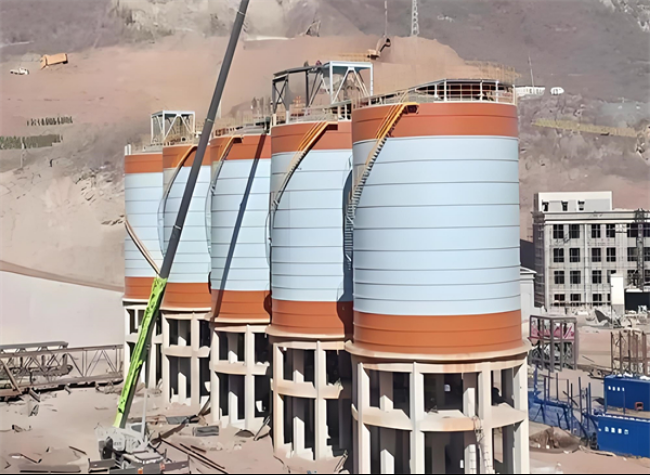 清城高架钢板仓